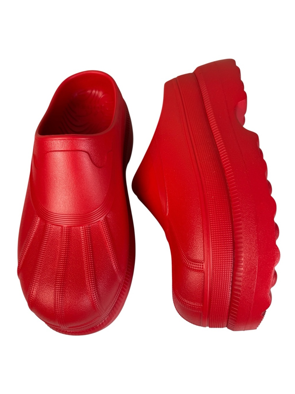 Sorel Caribou Red EVA Platform Clogs Slip On Shoes Size 9
